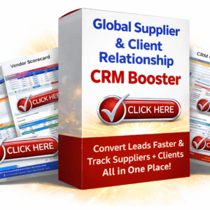 Global Supplier & Client Relationship CRM Booster